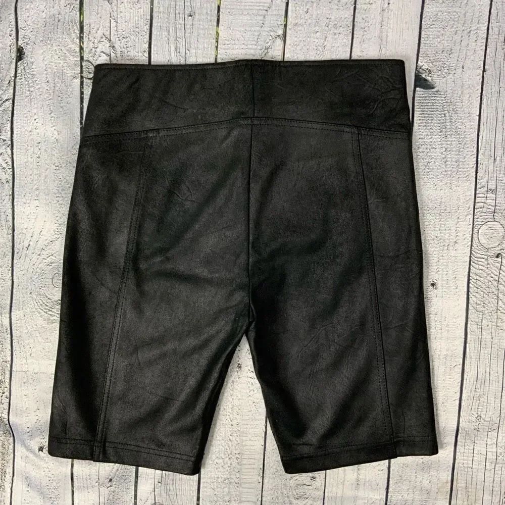 FREE PEOPLE Faux Suede Bermuda Bike Shorts - Picture 2 of 3